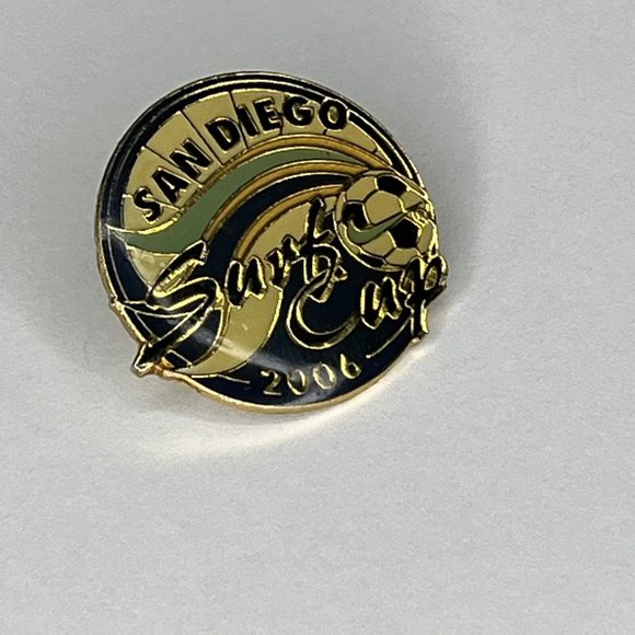 San Diego Surf Soccer Club Lapel Pin 2006 Tournament Youth Futbol - Picture 2 of 6
